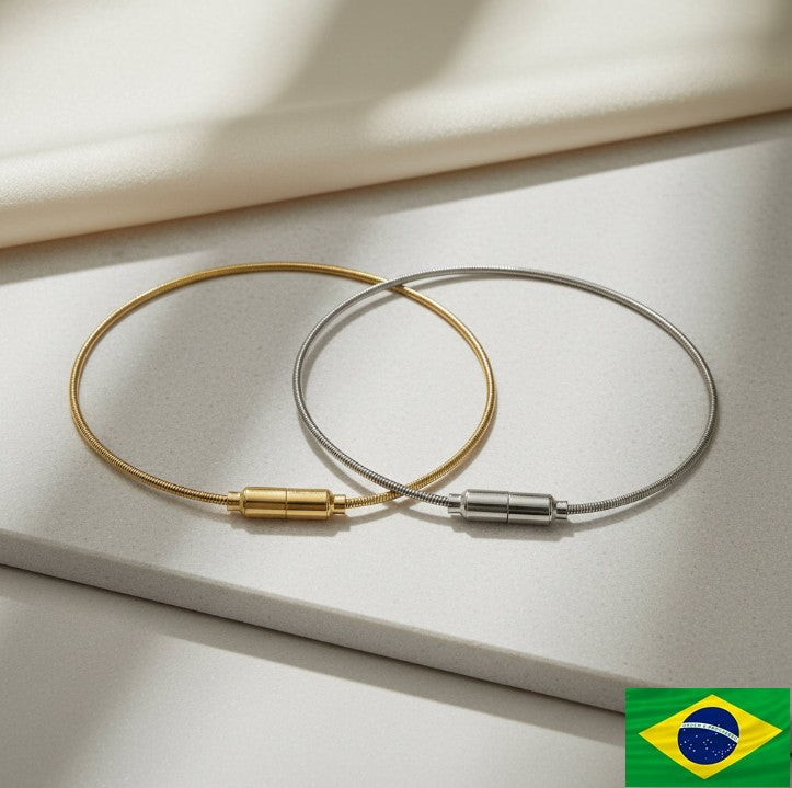 BRACELET GUITAR STRING MAGNETIC CLASP