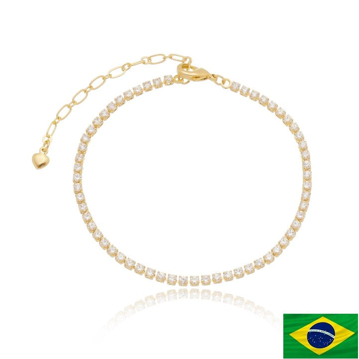 BRACELET 2MM RIVIERA CRYSTAL