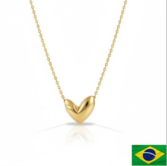 NECKLACE ROMANTIC MODERN HEART