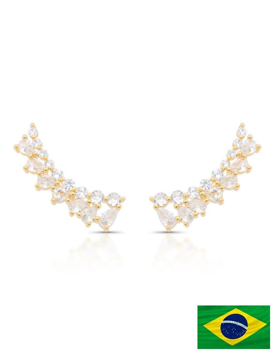 EARRING CLIMBERS CUBIC ZIRCONIA