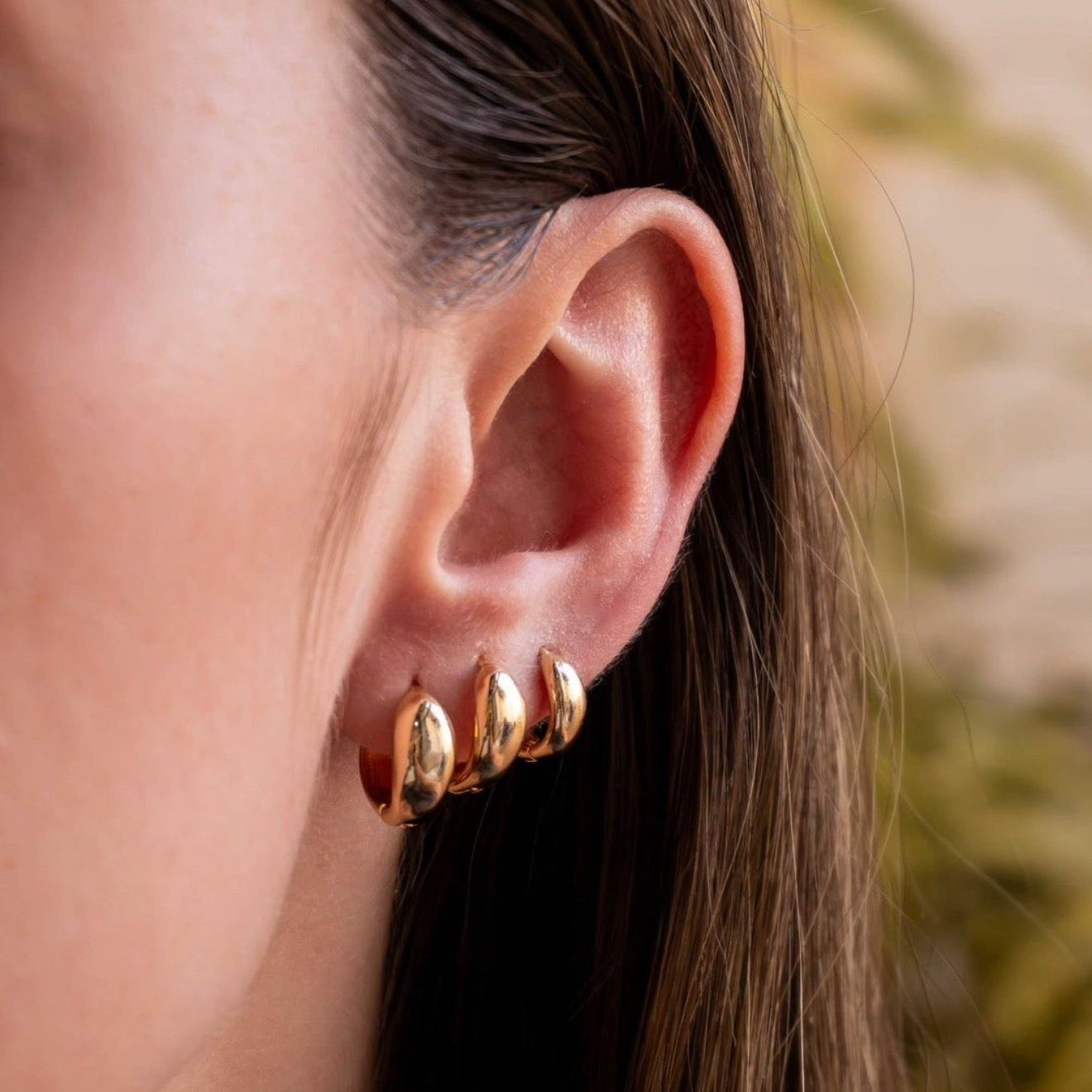 EARRING HOOPS TRIO ESSENTIAL