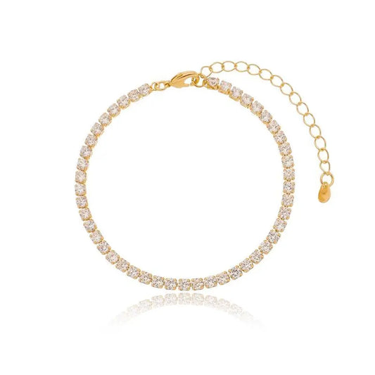 BRACELET RIVIERA CUBIC ZIRCONIA 3mm