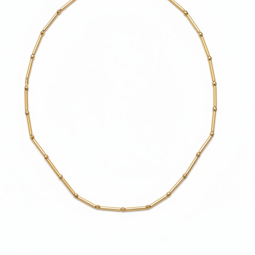 NECKLACE TUBES AND SPHERES