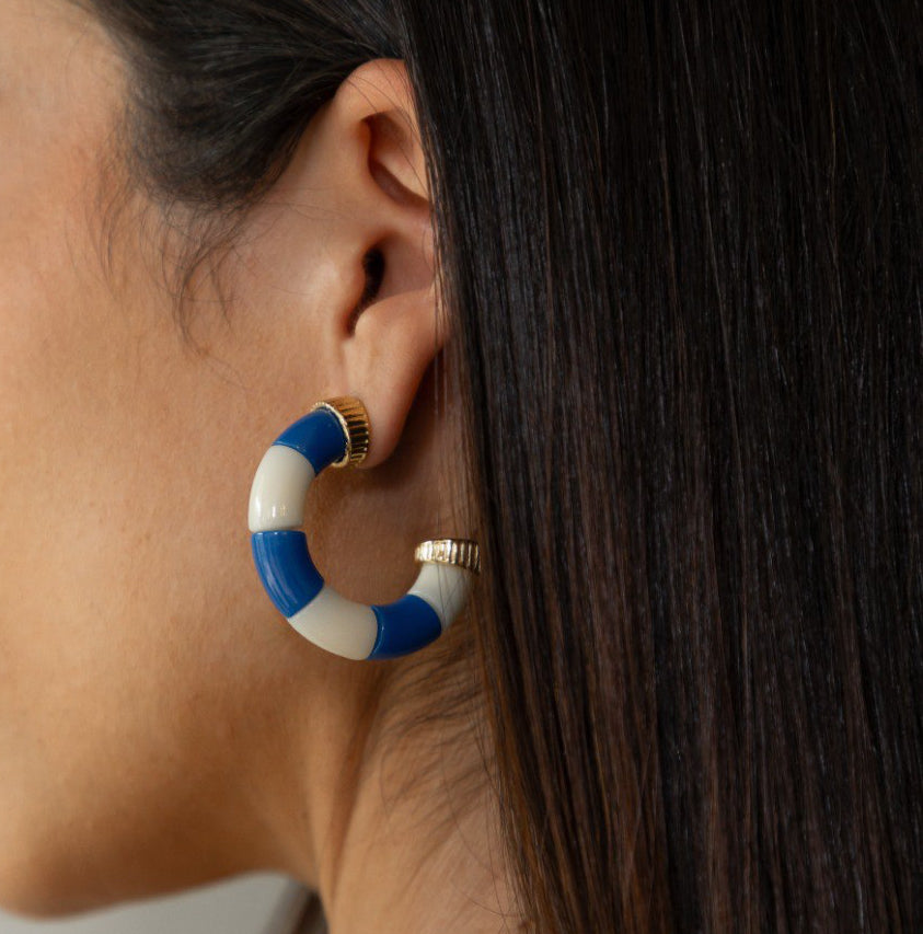 EARRING HOOPS MAXI FUN COLORS