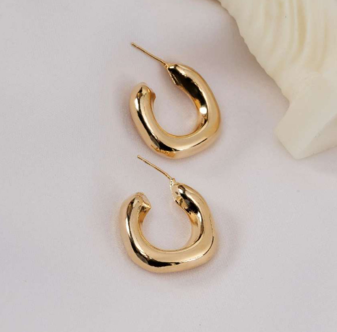 EARRING HOOP BULKY ORGANIC