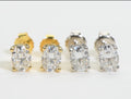 BRINCO MOISSANITA LATÃO OVAL 0,5CT (4x6mm)