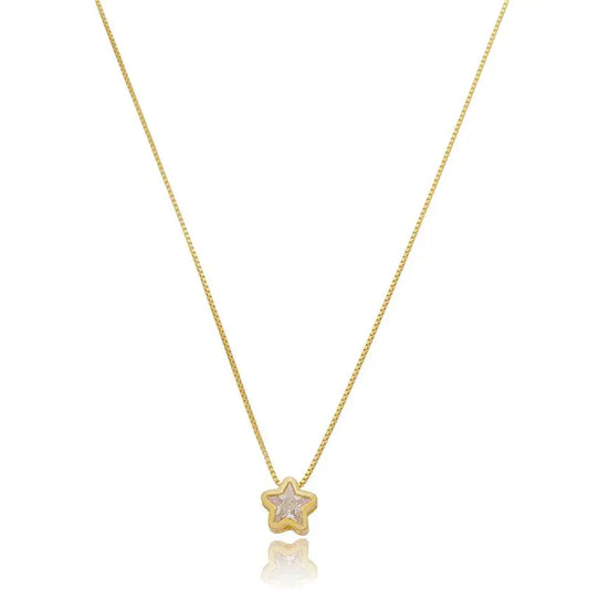 NECKLACE STAR CUBIC ZIRCONIA