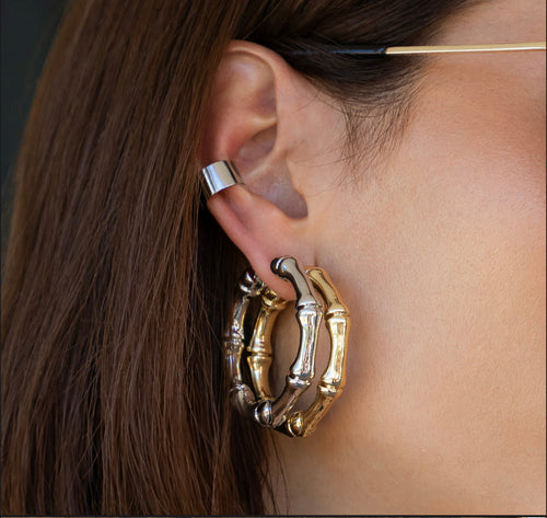 EARRING HOOPS BONES