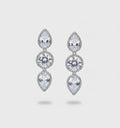 EARRINGS TEARDROP ELEGANT CUBIC ZIRCONIA