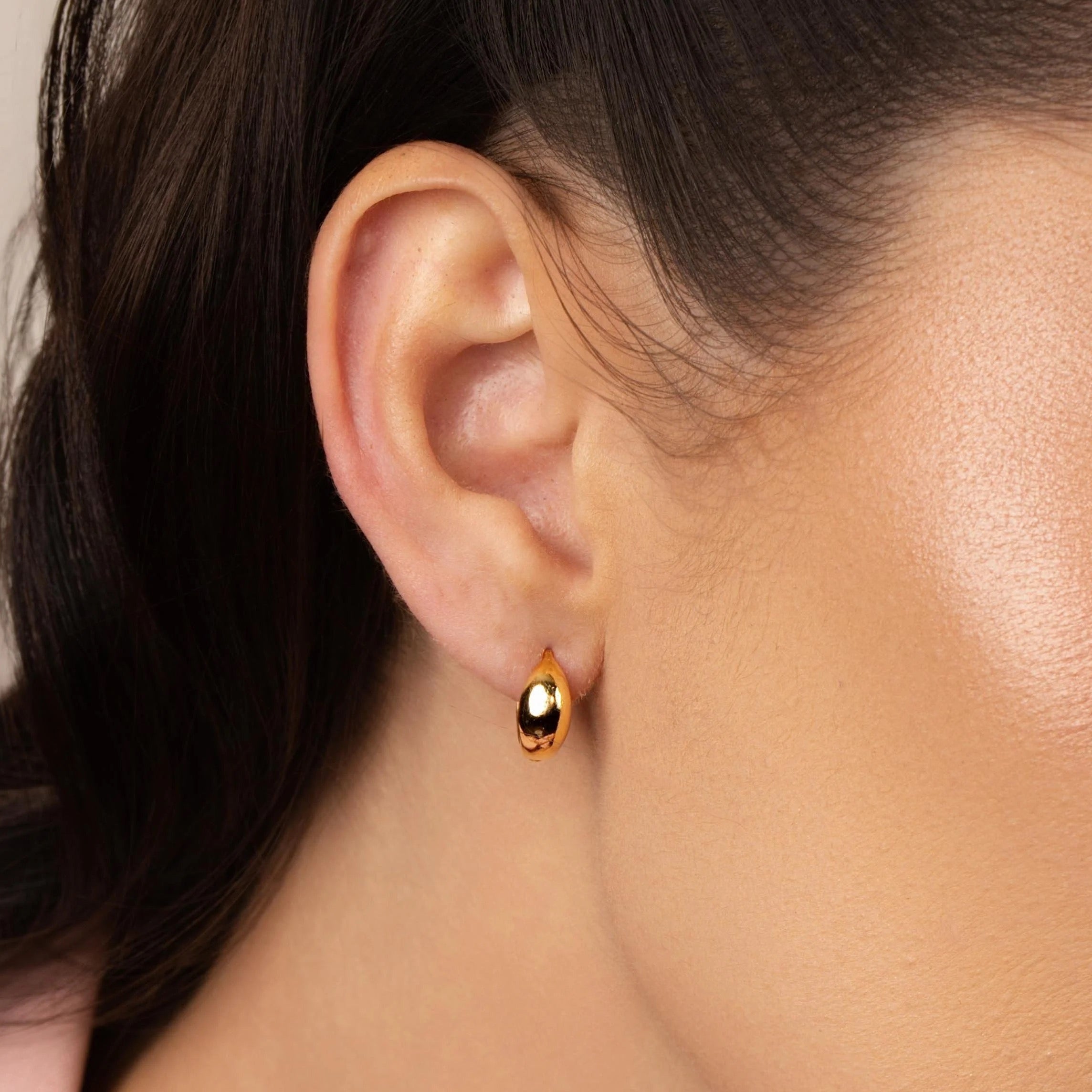 EARRING HOOPS MINI BOLD 12mm