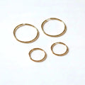EARRING HOOPS THIN 10K REAL GOLD