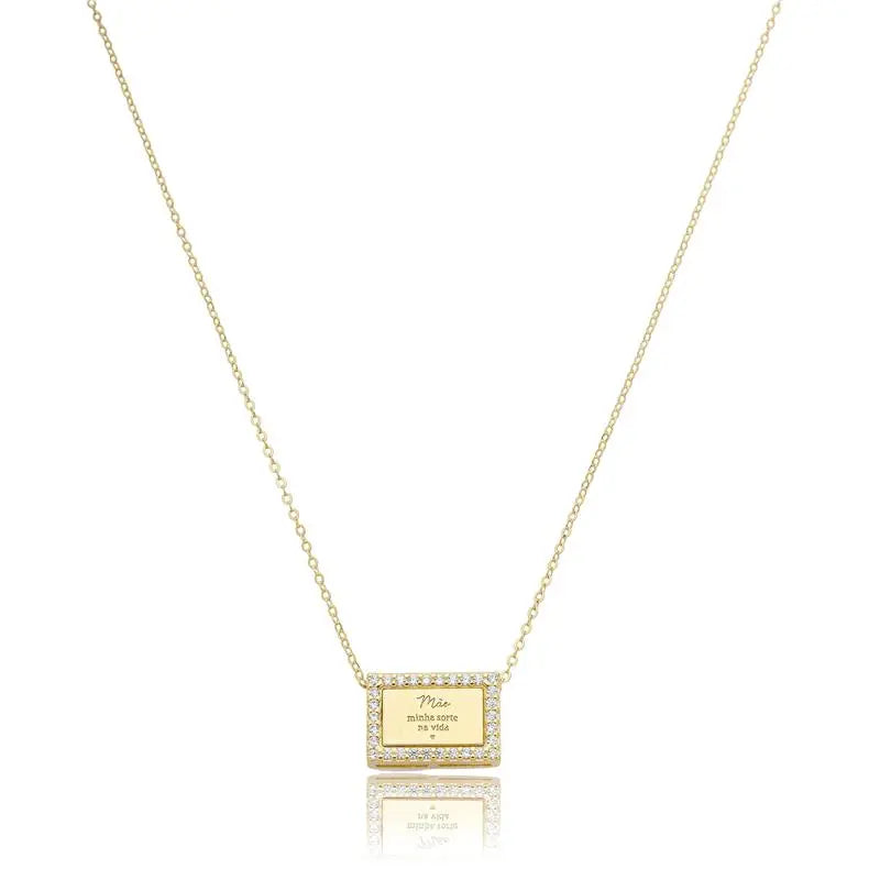 NECKLACE “mãe minha sorte na vida”