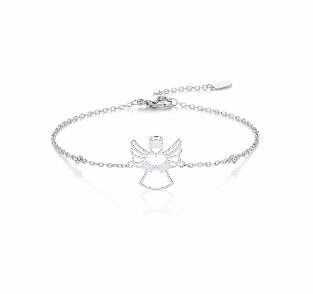 BRACELET SILVER925 WITH A CRYSTAL FAMILY LOVE