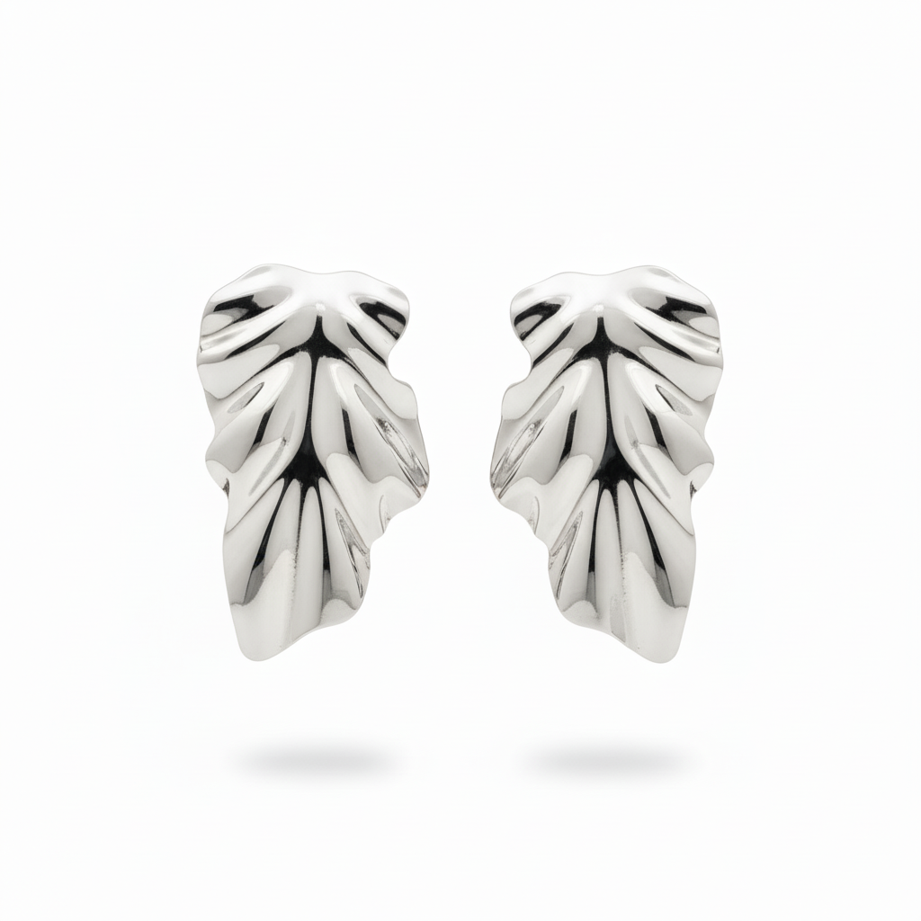 EARRINGS MAXI LEAF