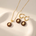 NECKLACE+EARRINGS JEWELRY SET RESIN FASHIONABLE