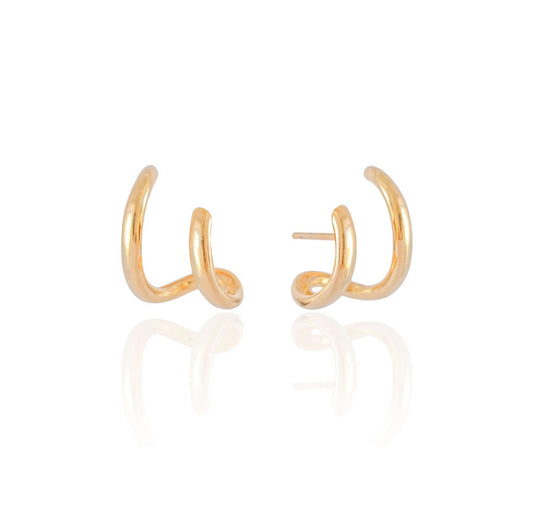 EARRINGS EAR HOOK 2 LINES