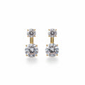 EARRINGS EAR JACKET PREMIUM CUBIC ZIRCONIA