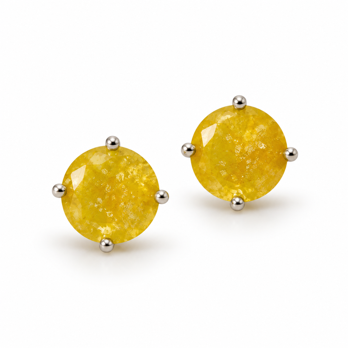 EARRING STUDS CANDY COLORS CUBIC ZIRCONIA