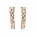 EARRINGS EAR HOOK CUBIC ZIRCONIA