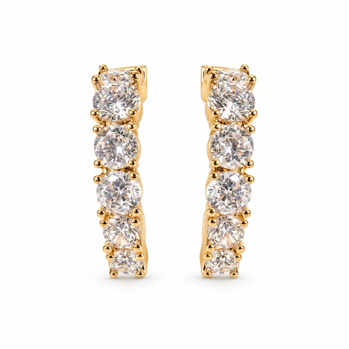 EARRINGS EAR HOOK CUBIC ZIRCONIA