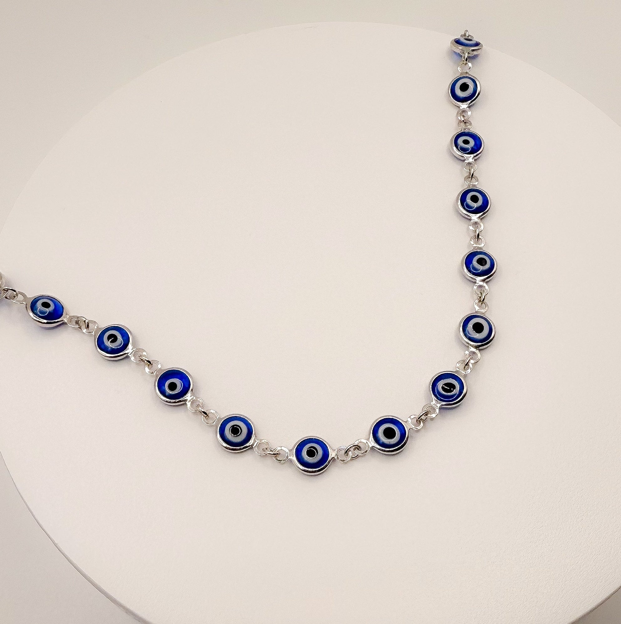 NECKLACE CHOKER GREEK DEVIL EYE