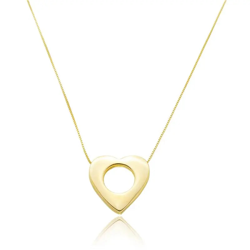 NECKLACE HEART WITH CIRCLE