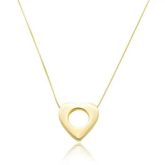 NECKLACE HEART WITH CIRCLE