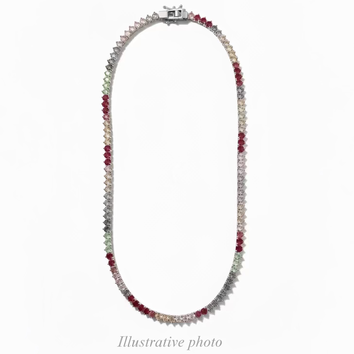 NECKLACE RIVIERA CANDY CZ COLORS