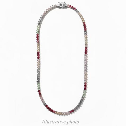 NECKLACE RIVIERA CANDY CZ COLORS