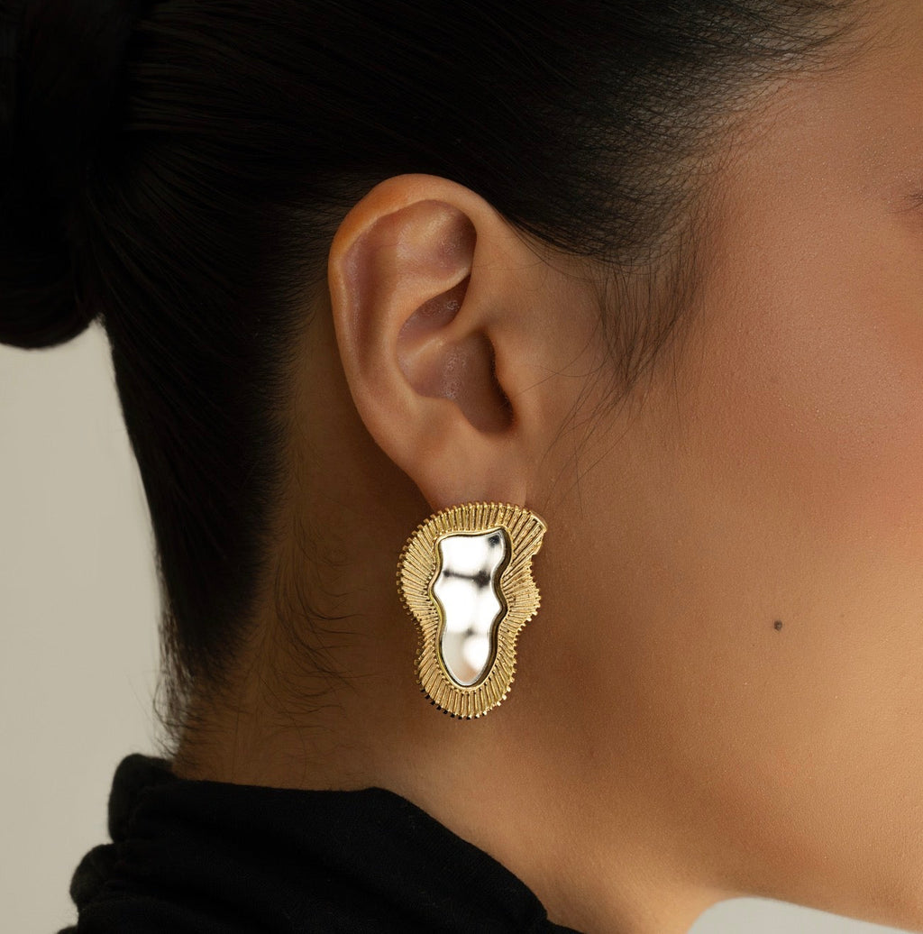 EARRINGS ORGANIC MIRRORS BY MADENNA