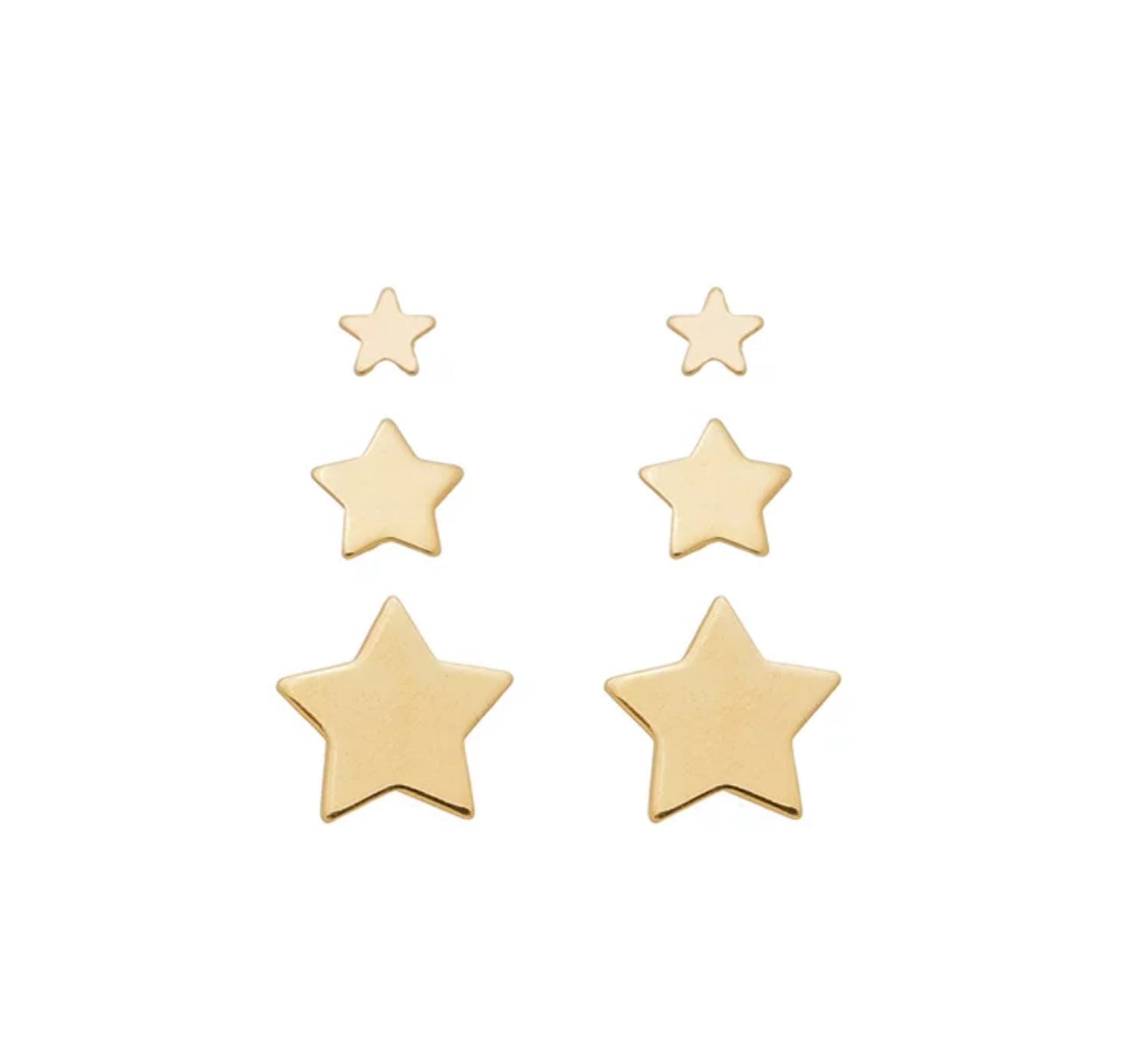 TRIO EARRING STARS