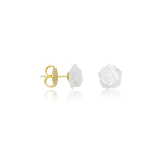 EARRING FLOWER MOTHER OF PEARL