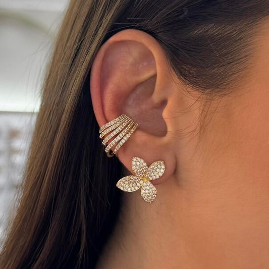 EARCUFF FANCY STUDDED CUBIC ZIRCONIA