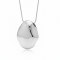 NECKLACE ORGANIC ROUND PENDANT 60cm LONG