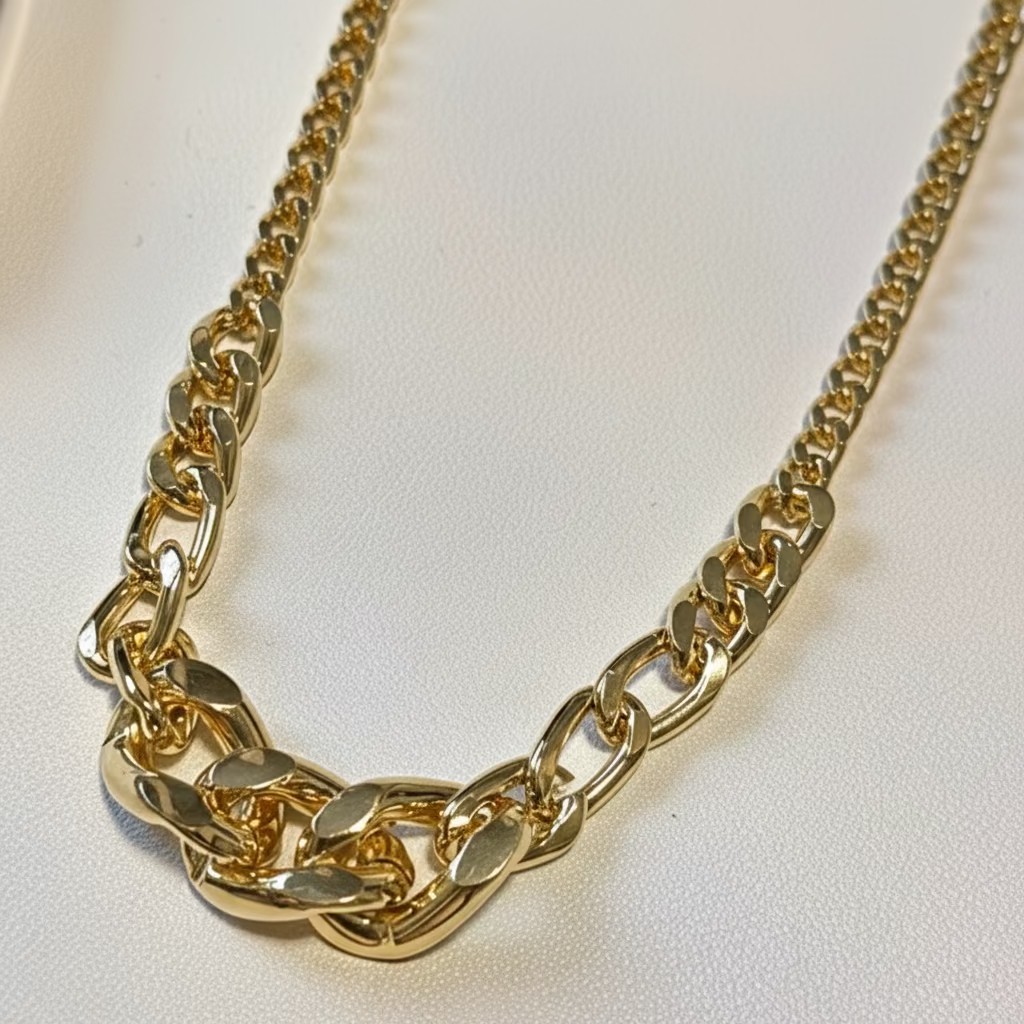 NECKLACE MODERN CHAIN GRUMET