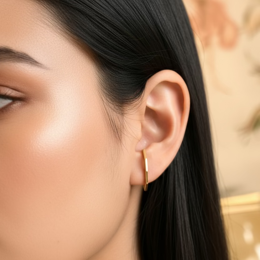 EARRINGS EARHOOK MODERN