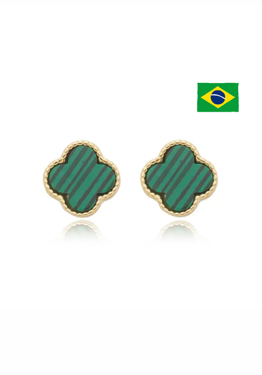 EARRING VC CLOVER GREEN