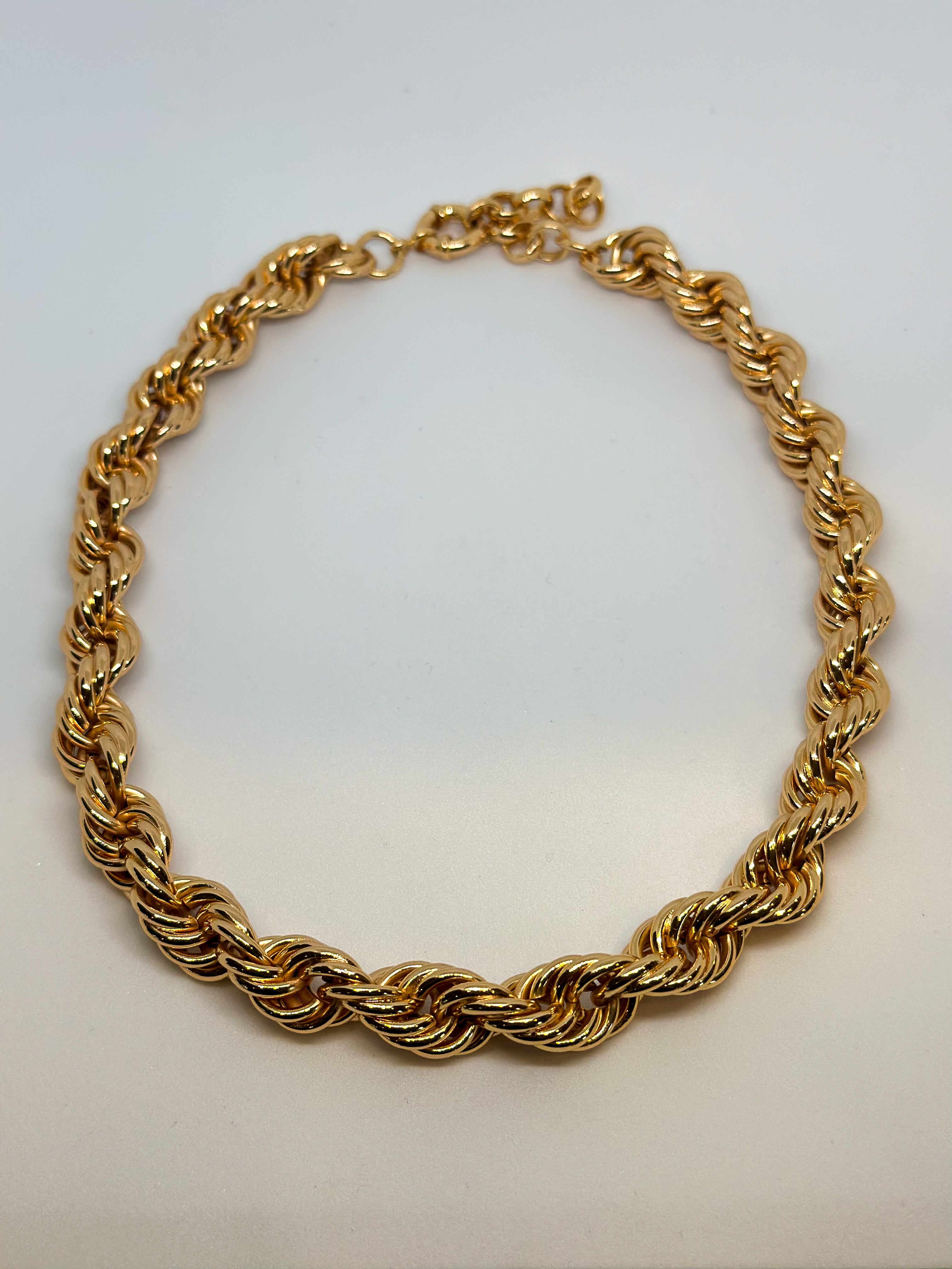 NECKLACE TWISTED CHAIN 10MM