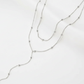 NECKLACE 2in1 TIE STYLE MINI SPHERES