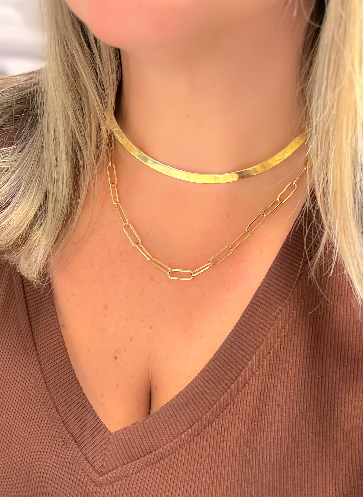 NECKLACE CHOKER WIRE TAPE