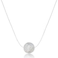 NECKLACE NYLON STRING ST BENEDICT MOTHER OF PEARL