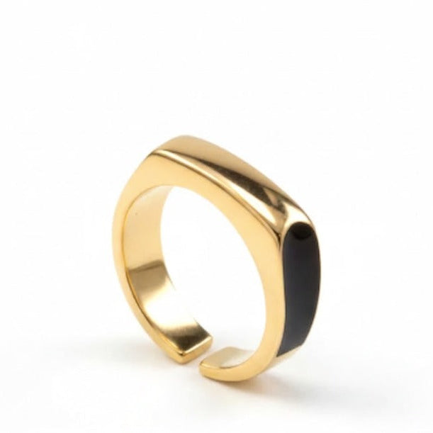 RING FLAT TOP FOR PINKY FINGER ADJUSTABLE