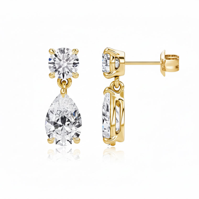 EARRINGS CLASSIC CUBIC ZIRCON