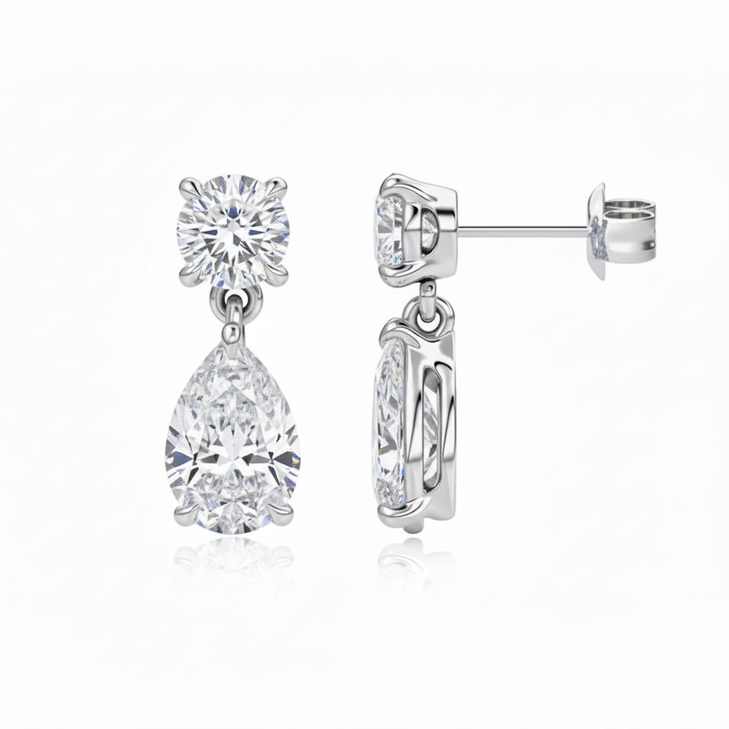 EARRINGS CLASSIC CUBIC ZIRCON