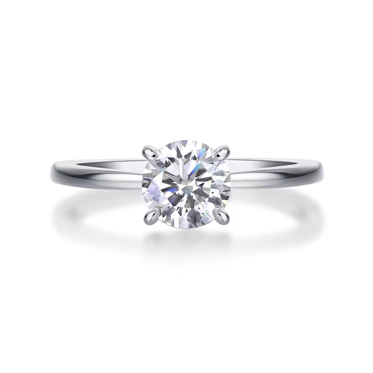 RING SOLITAIRE 1CT MOISSANITE - size 7US
