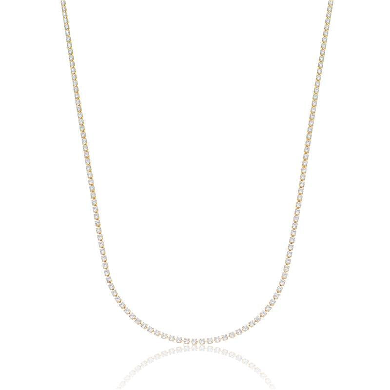 NECKLACE RIVIERA CUBIC ZIRCON 70cm LONG