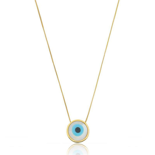 NECKLACE GREEK EVIL EYE 80CM LONG