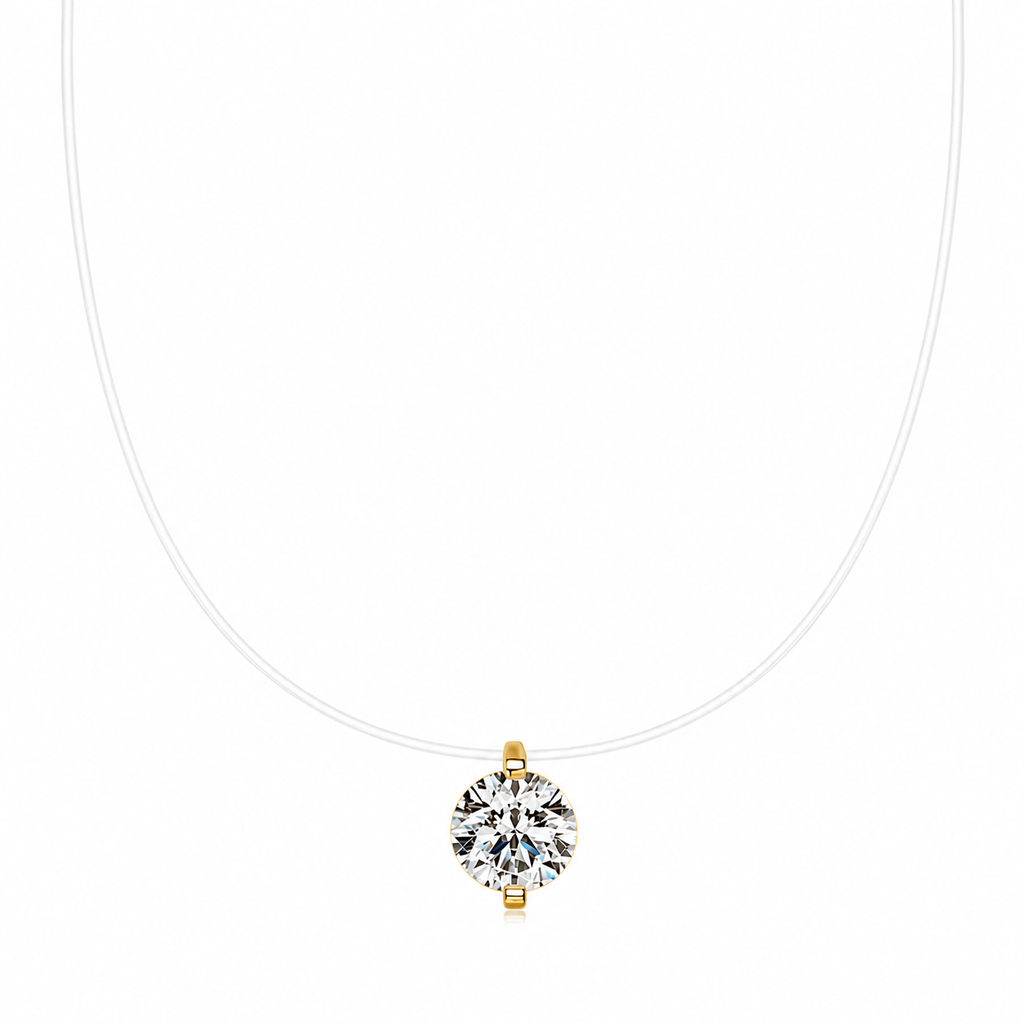 COLAR FIO DE NYLON MOISSANITE 5MM