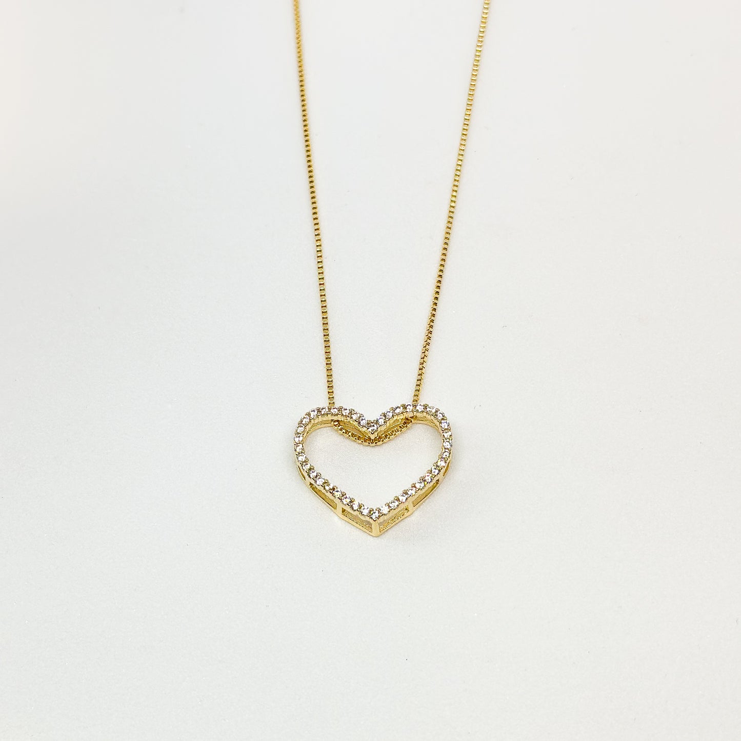 NECKLACE SMALL HEART CUBIC ZIRCON