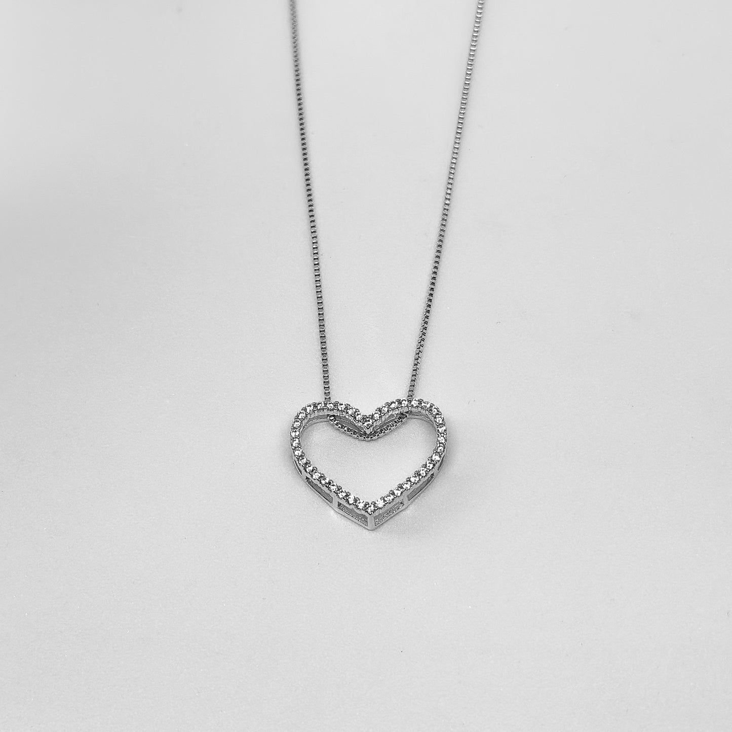 NECKLACE SMALL HEART CUBIC ZIRCON